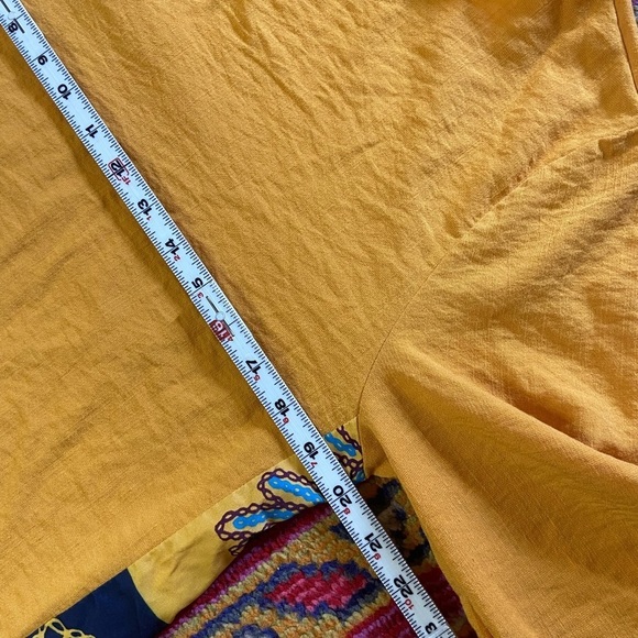 Yellow Traditional Ethnic Long Dress - Picture 15 of 16